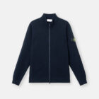 Cardigan 5100062 Stretch RWS Wool Azul Marino Stone Island
