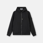 Chaqueta con capucha Q100004 en poliéster Recichado Stone Island Azul Marino