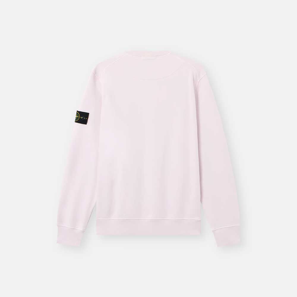Sudadera Organic Cotton Fleece Rosa Stone Island