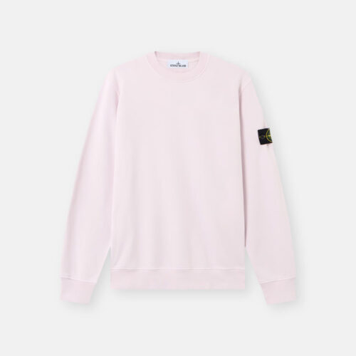 Sudadera Organic Cotton Fleece Rosa Stone Island