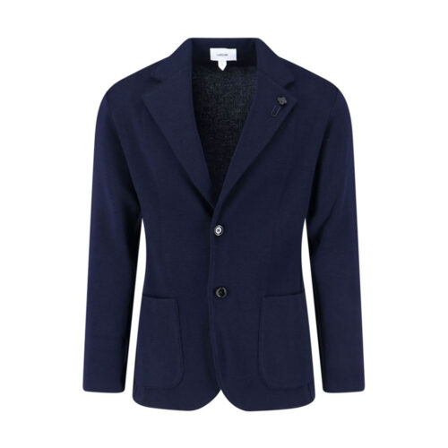 Chaqueta Punto Hombre CNCLJM56 en 100% Lana Virgen Lardini