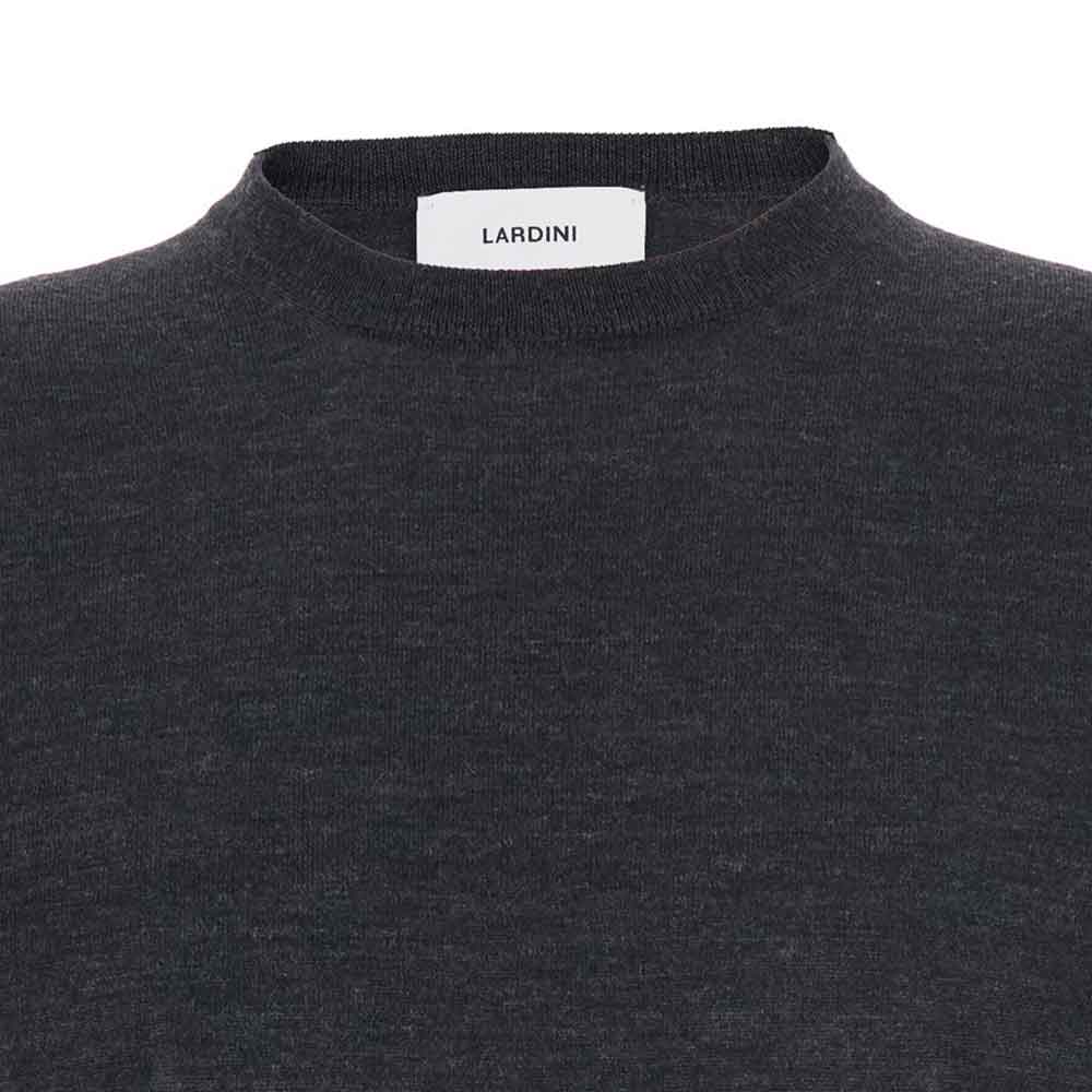 Jersey Hombre CNLMML436 en 100 % Lana Virgen Gris Lardini