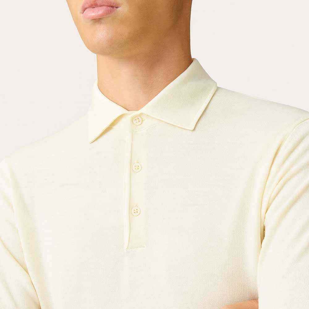 Polo Hombre CNLPML61 en 100% Lana Virgen Lardini