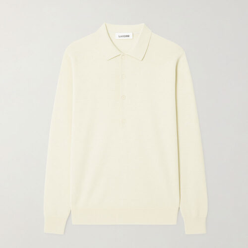 Polo Hombre CNLPML61 en 100% Lana Virgen Lardini