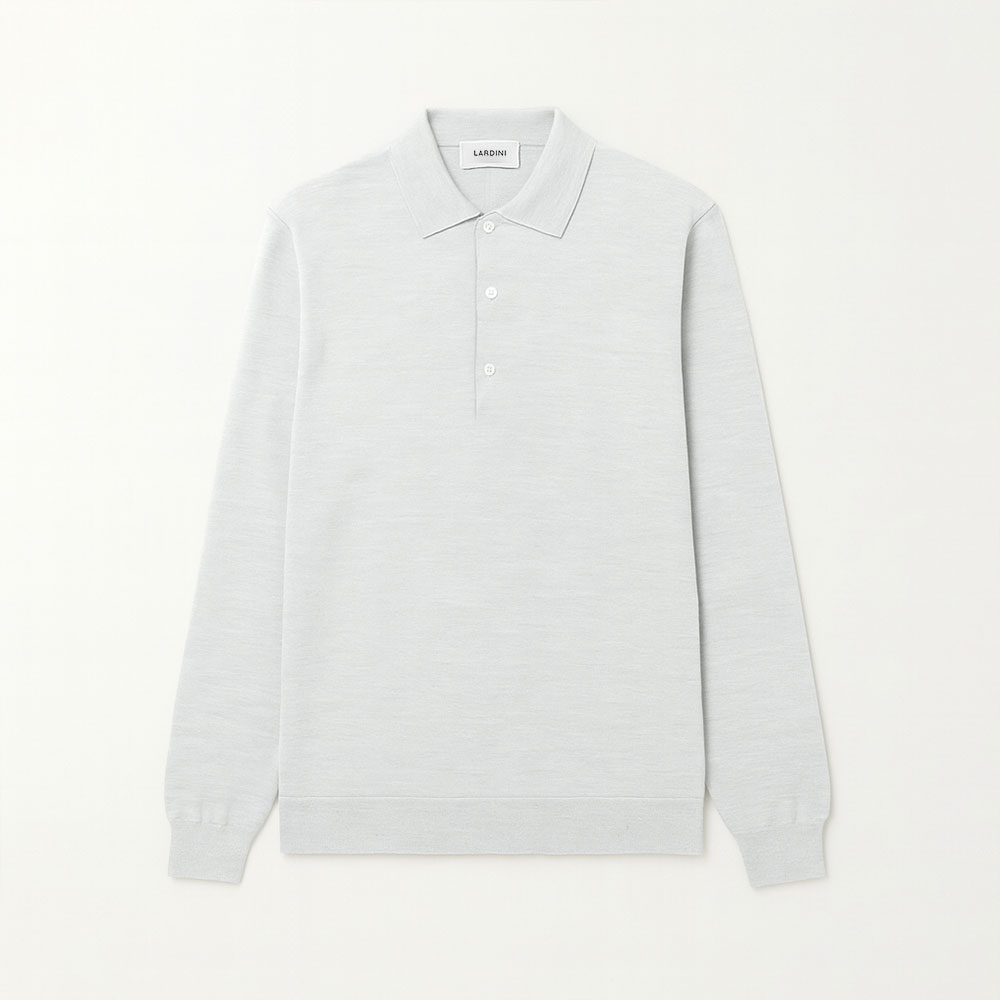 Polo Hombre CNLPML61 en 100% Lana Virgen Lardini