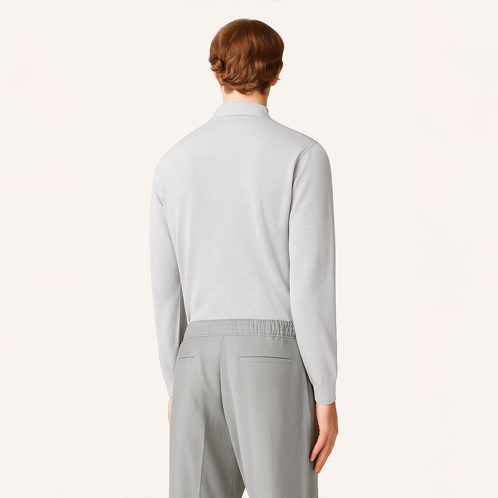 Polo Hombre CNLPML61 en 100% Lana Virgen Lardini