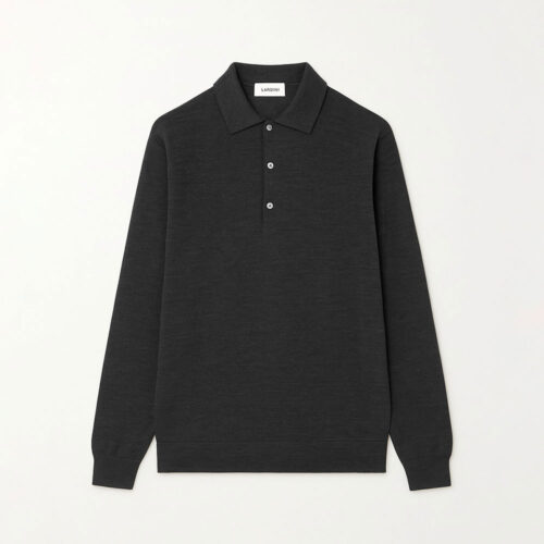Polo Hombre CNLPML61 en 100% Lana Virgen Lardini