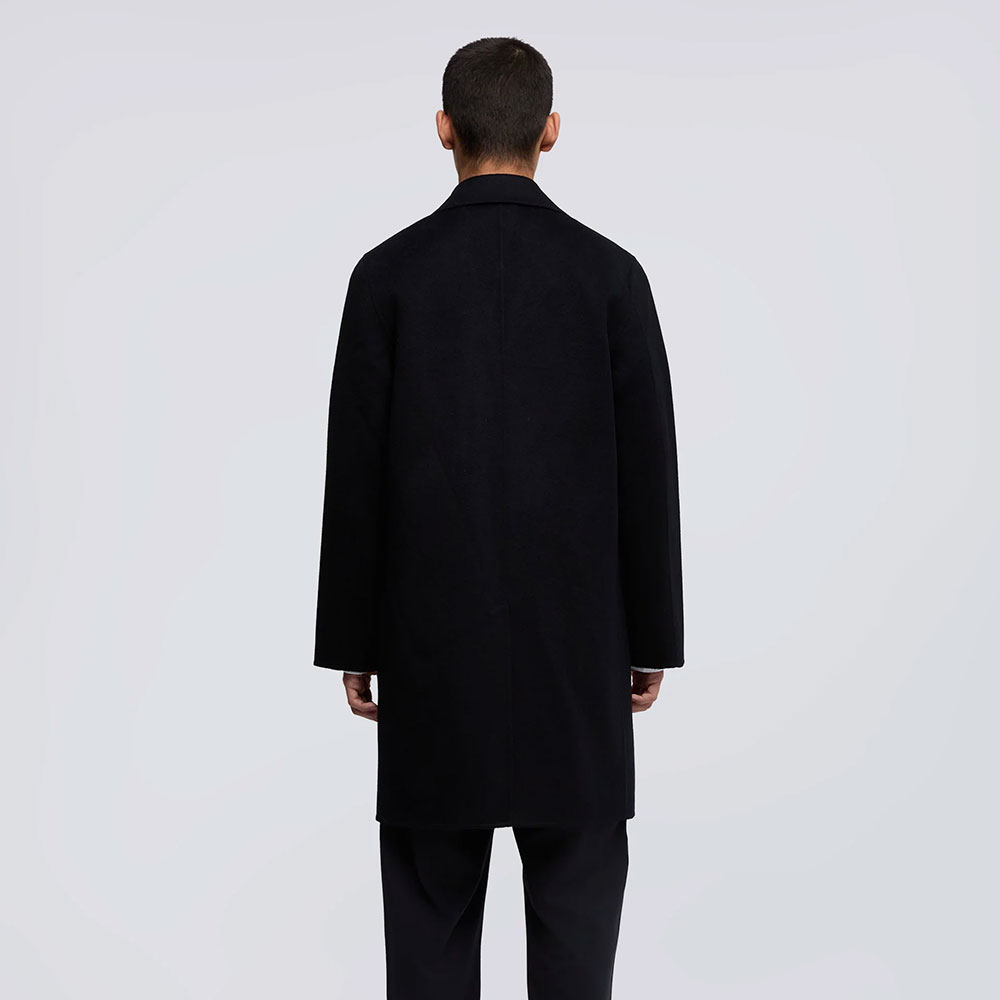 Abrigo Franz Lana Doble Azul Marino Aspesi