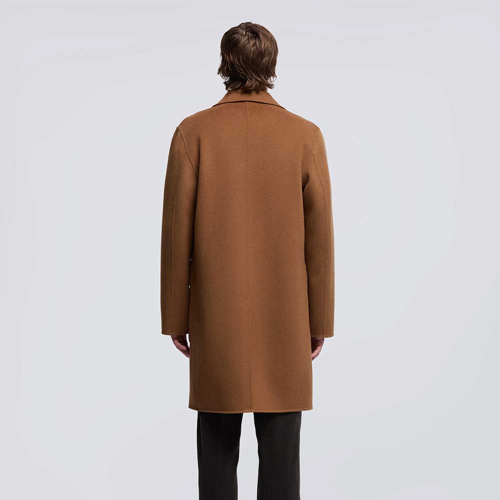 Abrigo Franz Lana Doble Camel Aspesi