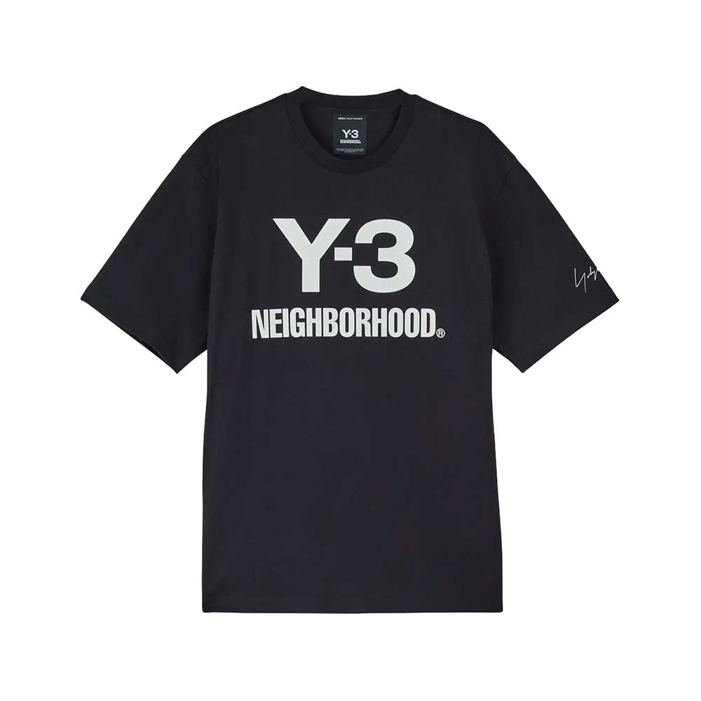 Camiseta JW6999 Logo Black Neighborhood × Y-3