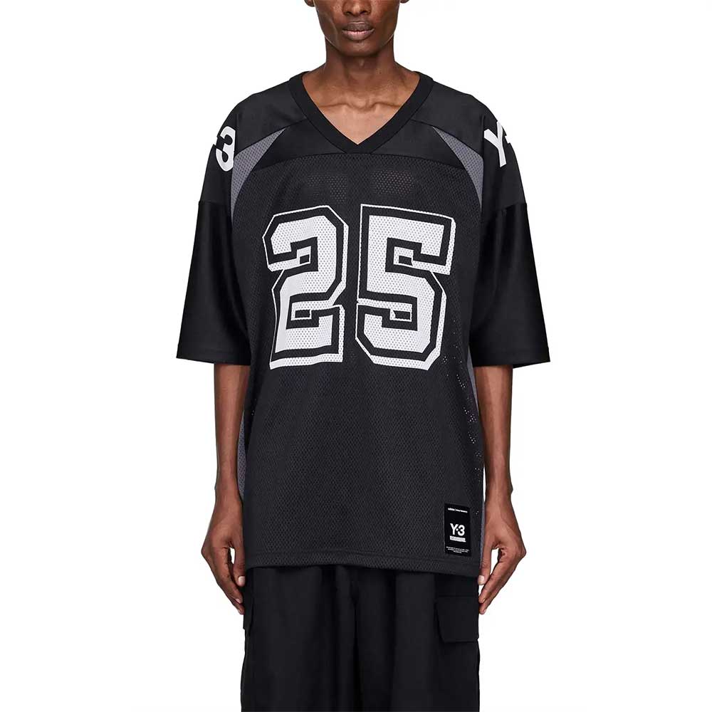 Camiseta JW6997 Football Jersey Black Neighborhood × Y-3
