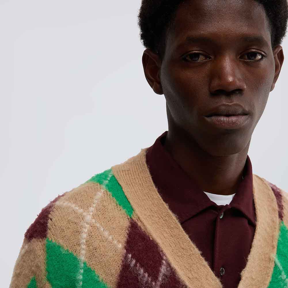 Cárdigan de lana Shetland M470 Aspesi