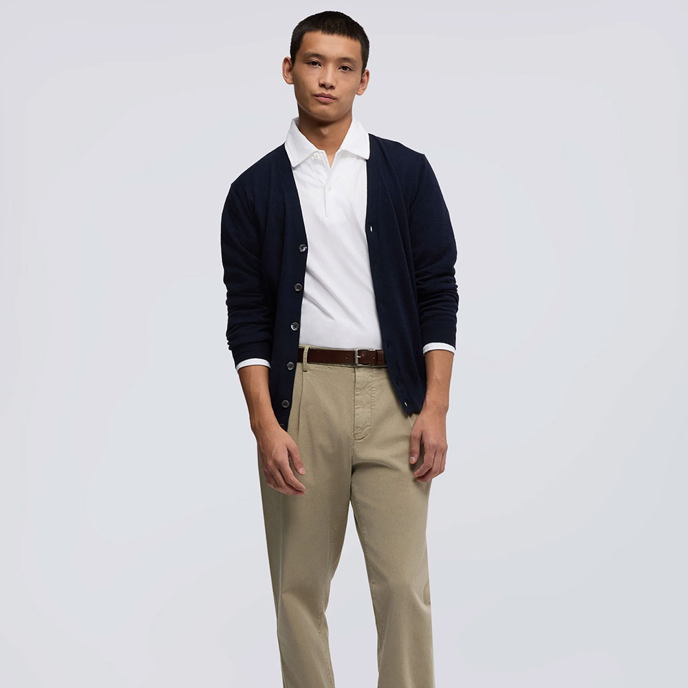 Cárdigan Mod M140 Azul Marino Aspesi