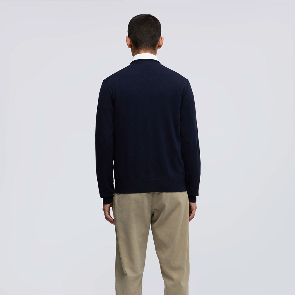 Cárdigan Mod M140 Azul Marino Aspesi