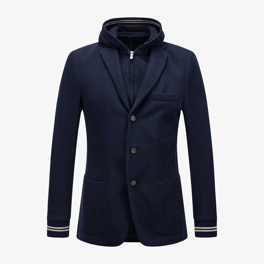 Chaqueta híbrida de algodón con capucha L70GIAK01BT Eleventy Milano Eleventy Milano AW25