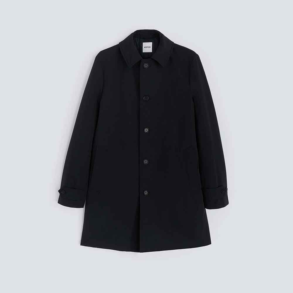 Chaqueta impermeable Vodka Le De Mezcla Algodón Aspesi