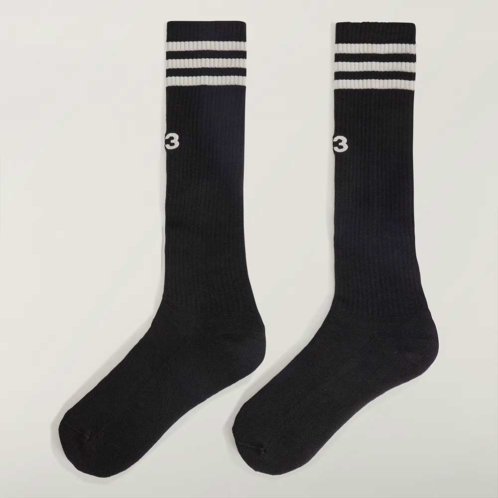 CALCETINES_ALTOS_STRIPES_FOOTBALL_Negro_KD0204_y-3 Calcetines Altos Stripes Football KD0204 Y-3