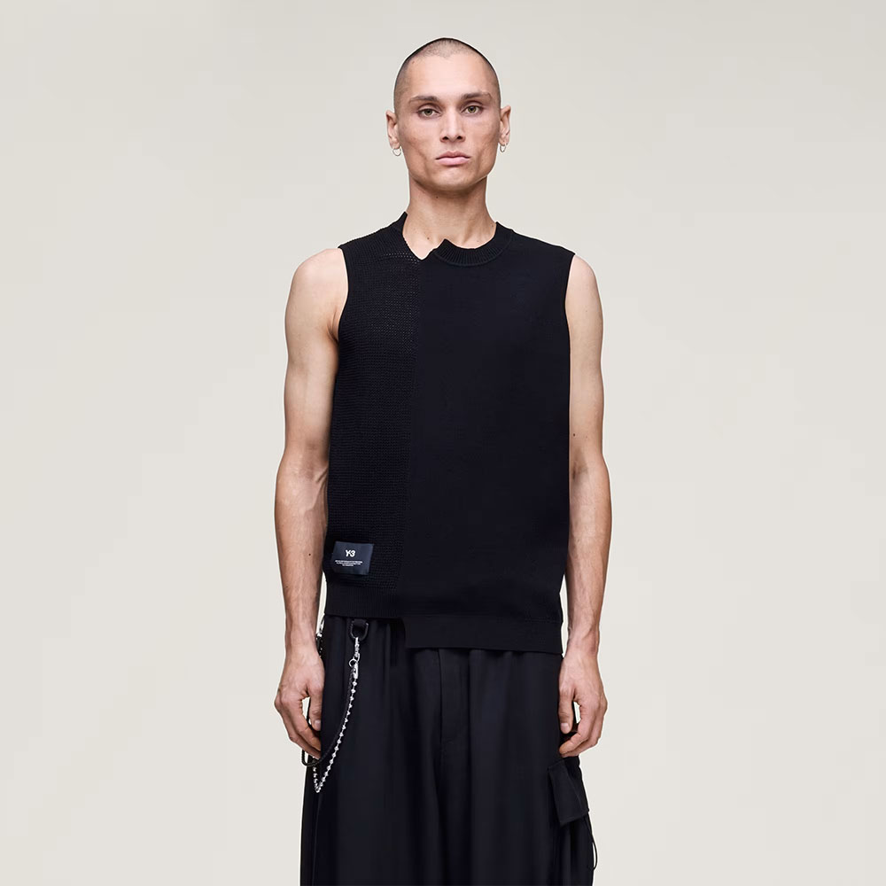 Chaleco de punto GFX KH0420 negro Y-3