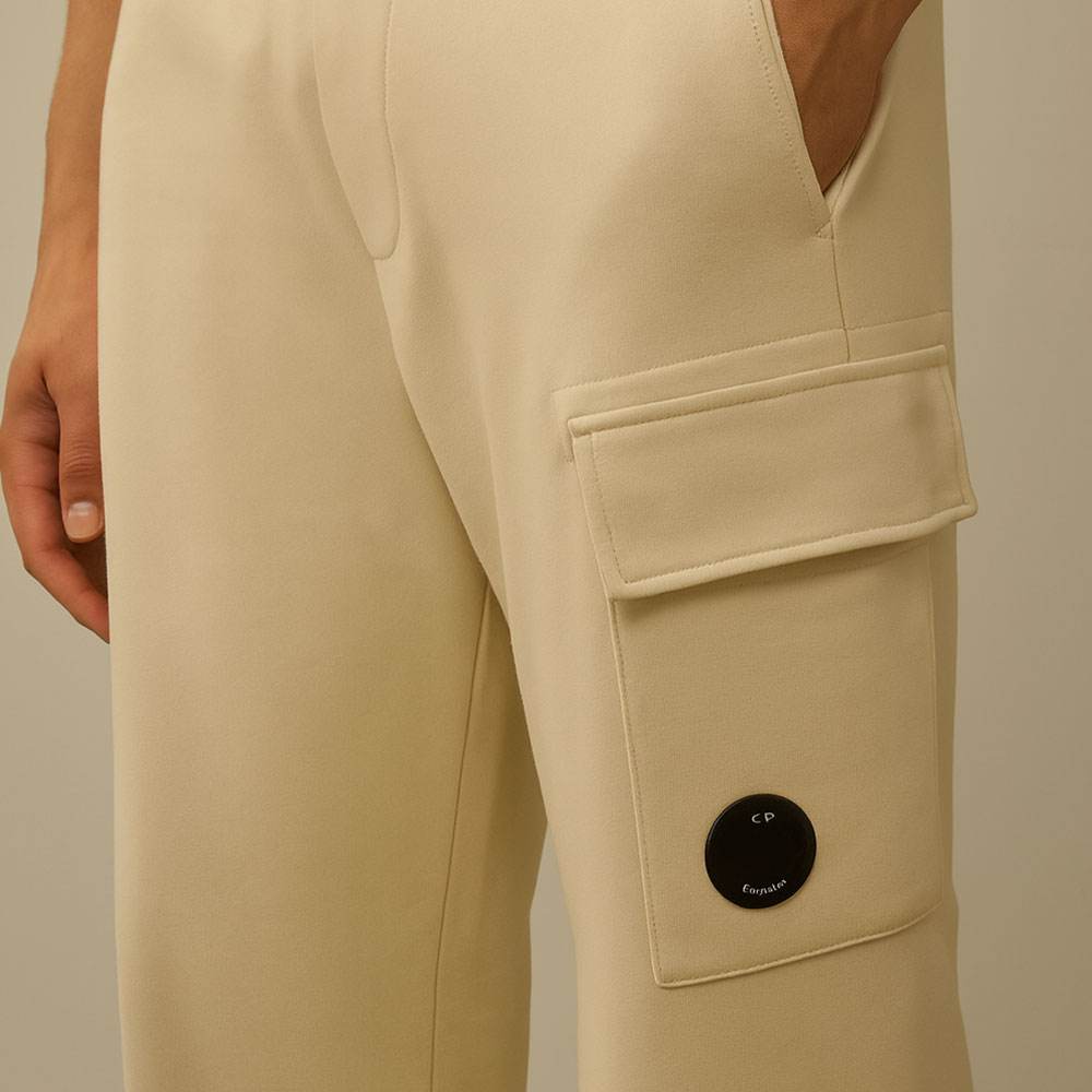 Pantalón sport Diagonal Raised Fleece Cargo Lens C.P. Company