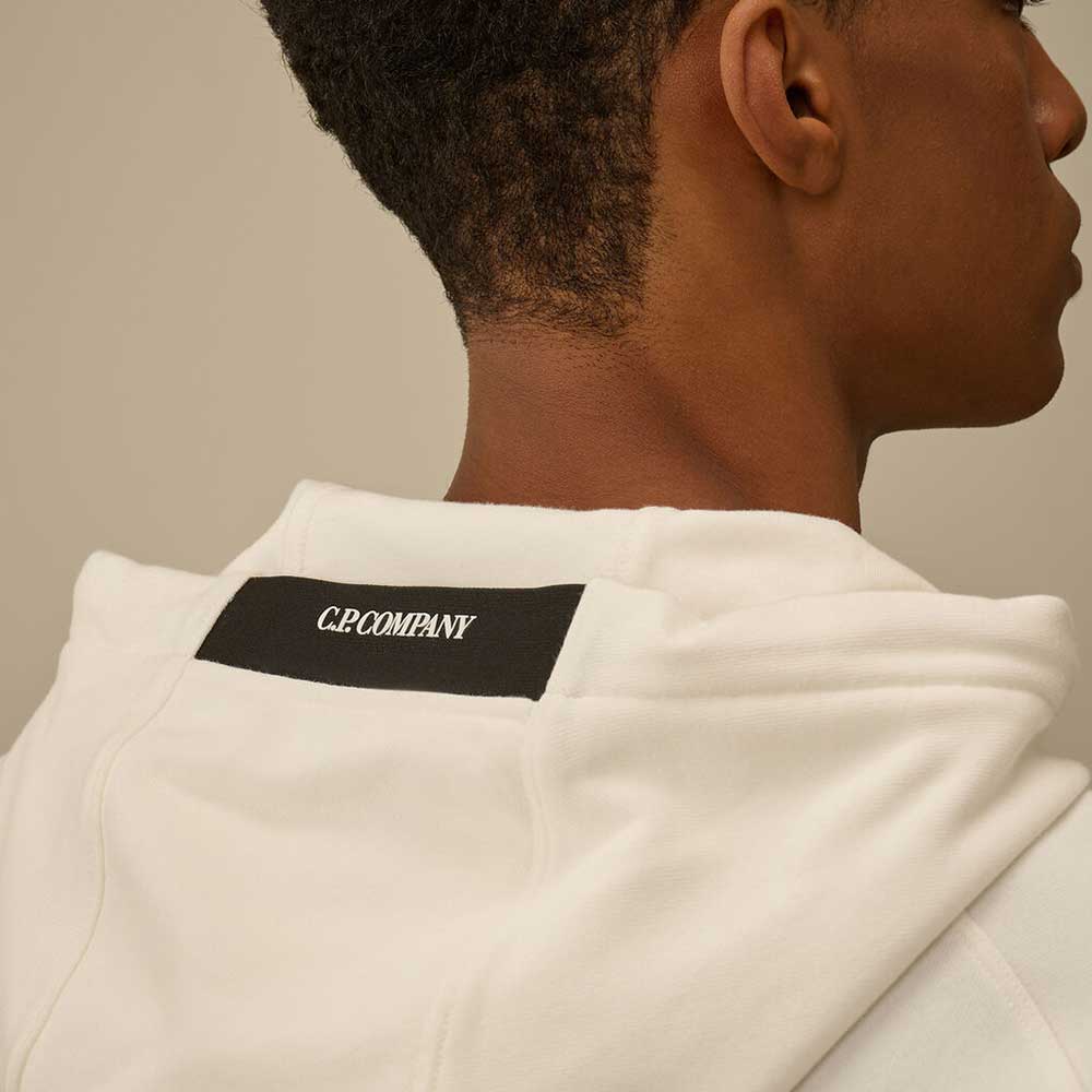 Sudadera Diagonal Raised Fleece Hooded Lens C.P. Company