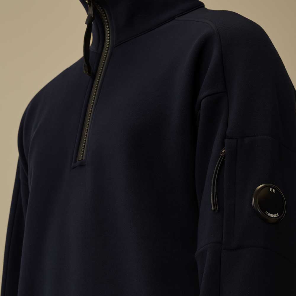 Sudadera Diagonal Raised Fleece Half Zip C.P. Company