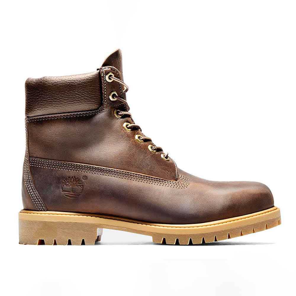 Botas Premium 6 in Lace Waterproof Brown Timberland
