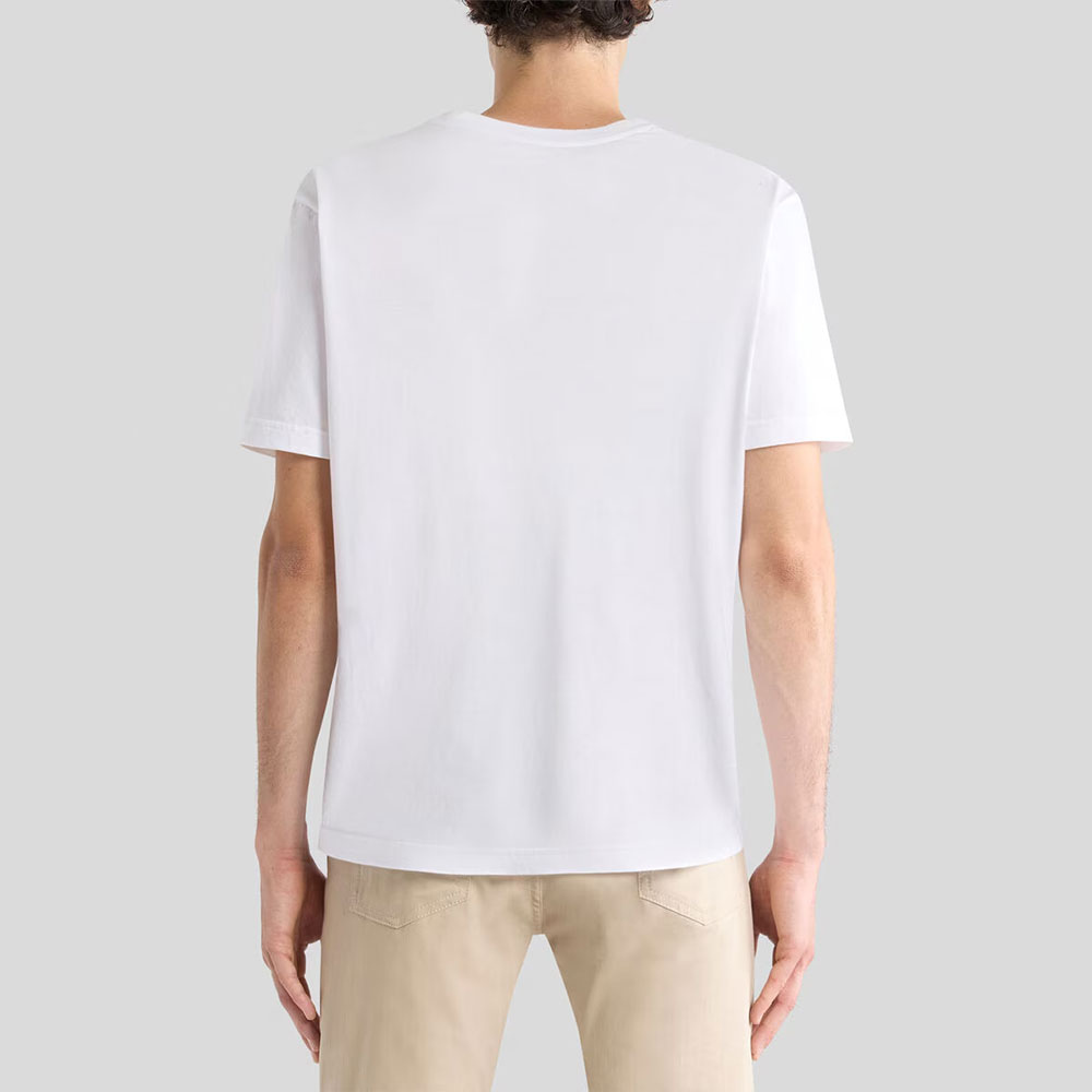 Camiseta de algodón con estampado de leopardo y bordado AR465 W0001 Etro