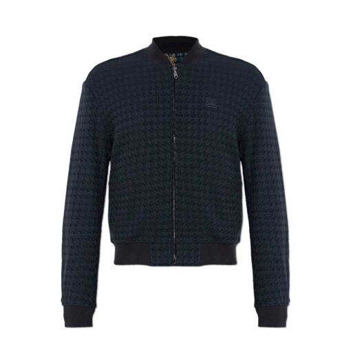 Navy blue jacket with pockets 99JJE23 Etro