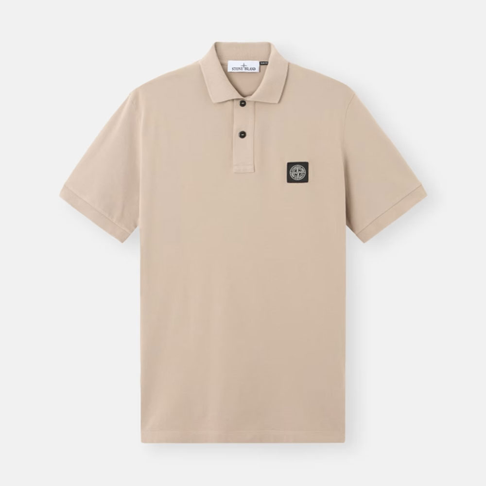 Polo Stretch 2200008 V009A en algodón orgánico piqué Stone Island