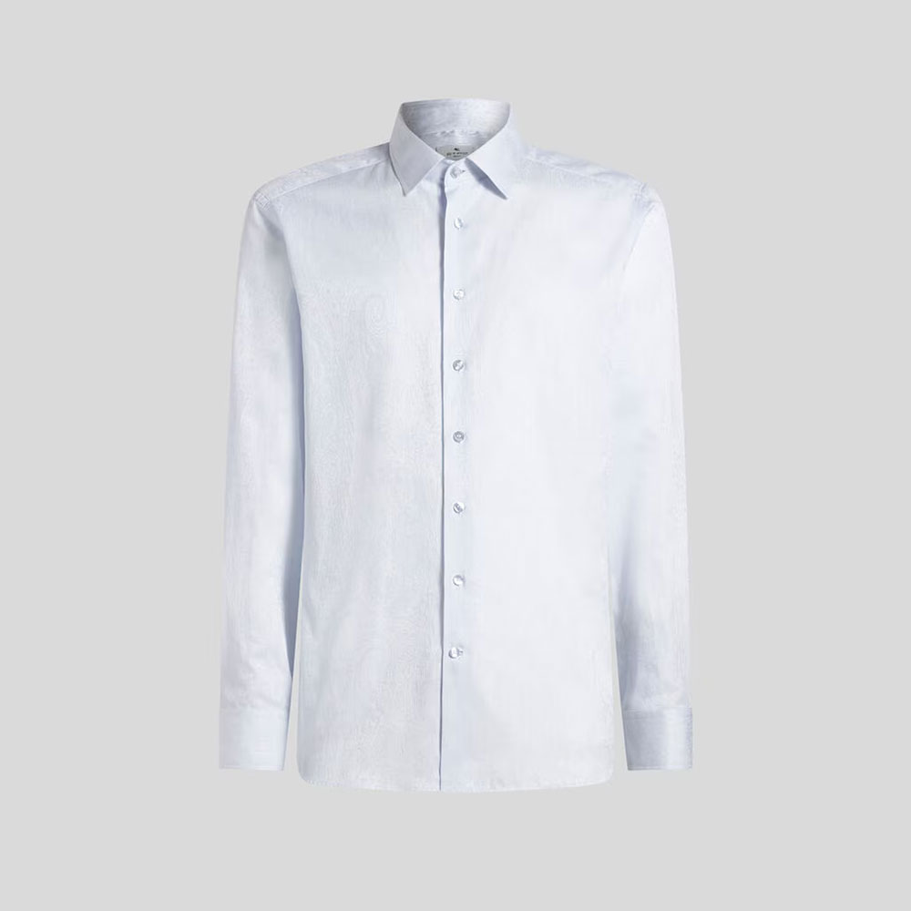 Camisa de algodón Jacquard AQ043 Etro