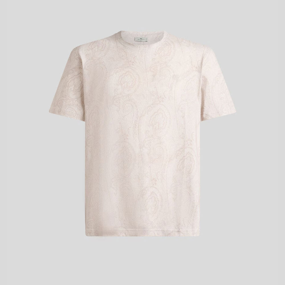 Camiseta de algodón motivo Arnica AKG31 M0096 Etro