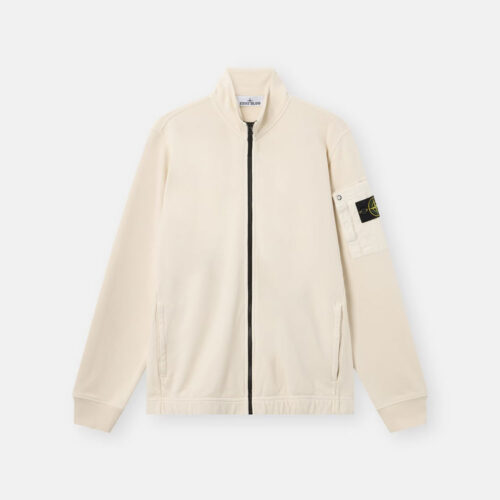 Chaqueta Deportiva con cremallera 6100018 V0093 Marfil Stone Island