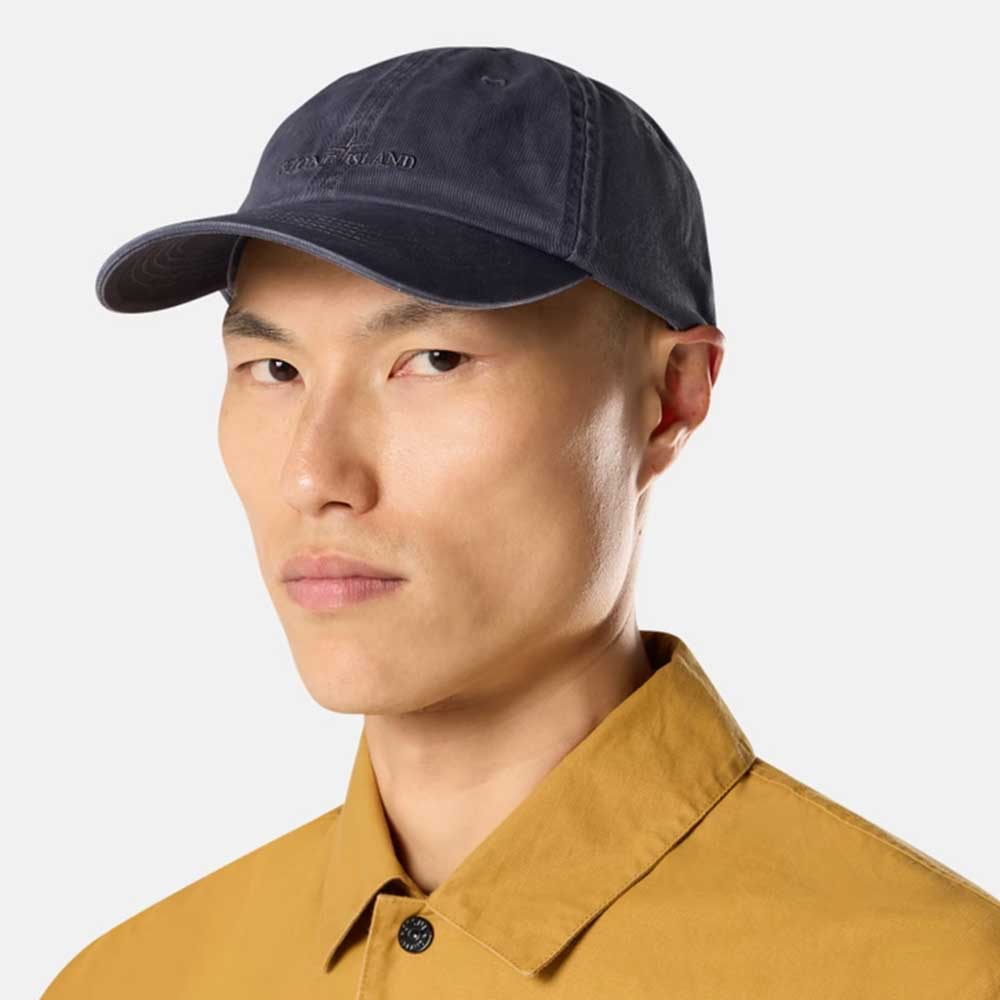 Gorra 9100002 V002D algodón cepillado gabardina Stone Island