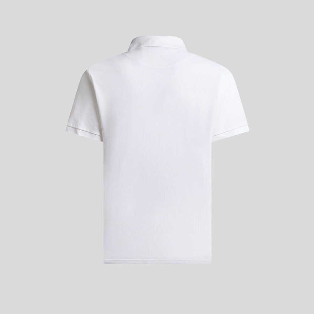 Polo de piqué algodón con bordado pegaso AU135 W0001 Etro