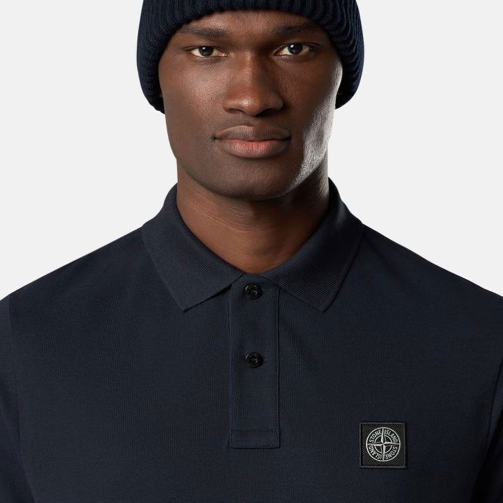 Polo Stretch 2200008 V0020 en algodón orgánico piqué Stone Island
