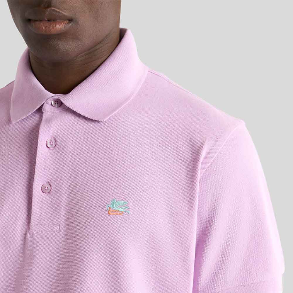 Polo de piqué algodón AU135 F0463 Etro