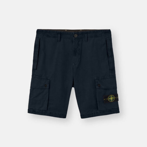 Shorts L100019 Algodón Orgánico Cepillado Canvas efecto Old Stone Island