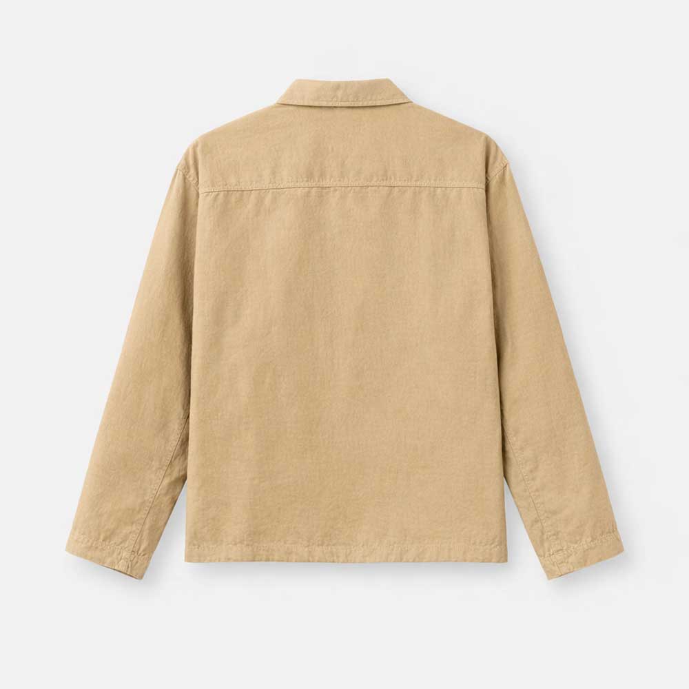 Sobrecamisa 1200005 algodón orgánico mercerizado Ripstop Desert Stone Island