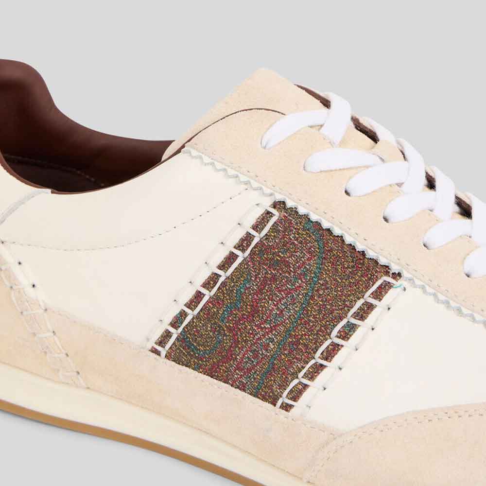 Zapatillas de piel con aplicaciones Arnica AU135 W0001 Etro