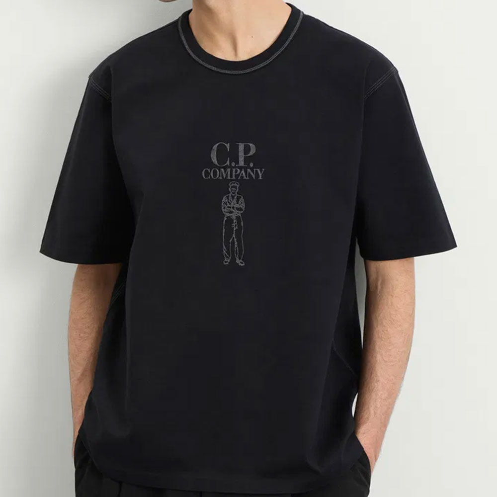 Camiseta de manga corta algodón 30/2 999 C.P. Company