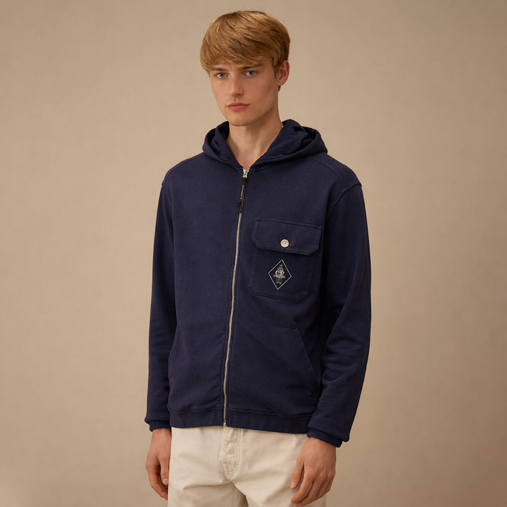 Sudadera abierta Malfile Fleece 889 C.P. Company