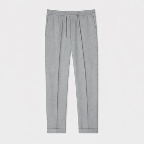 Pantalón gris claro 100% Lana Virgen A suit to Travel In Paul Smith