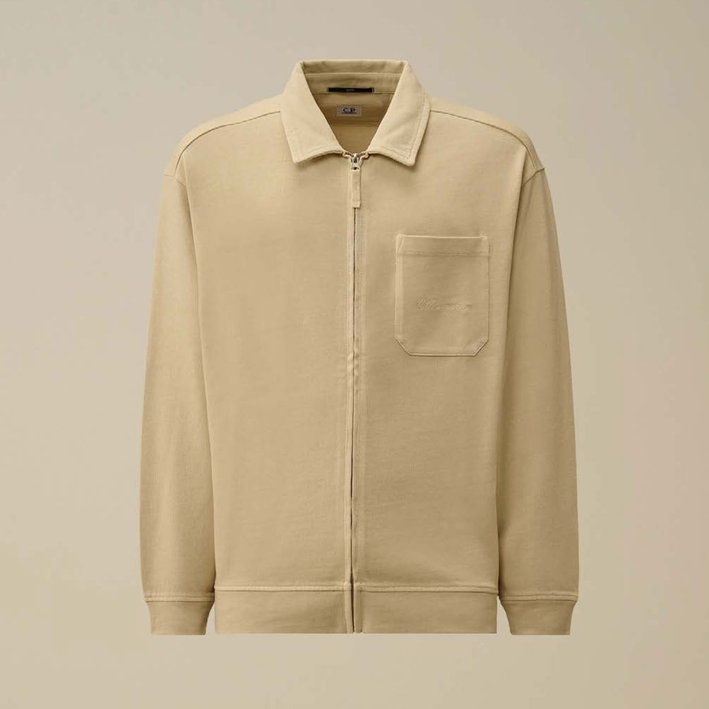 Sudadera con cremallera Combed Jersey 10/2 Boxy C.P. Company