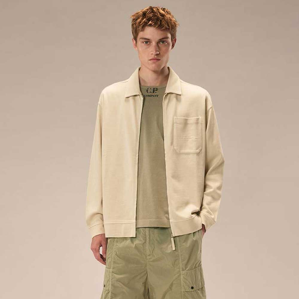 Sudadera con cremallera Combed Jersey 10/2 Boxy C.P. Company