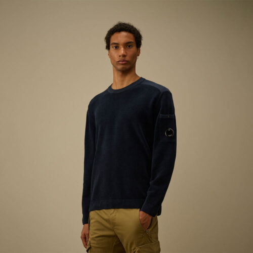 Suéter Cotton Chenille Crewneck Lens C.P. Company
