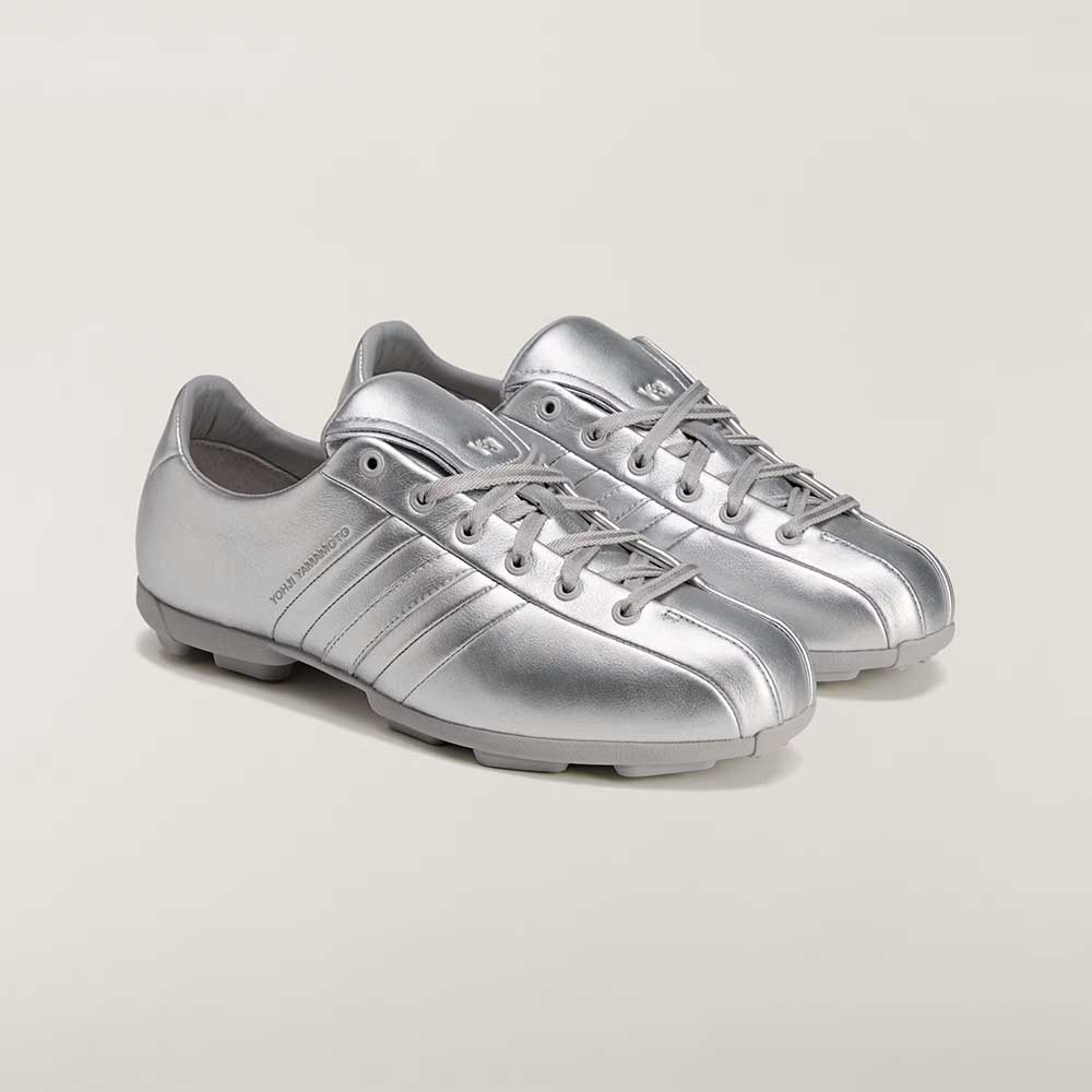 【動作品】希少3枚羽根 ダイヤル式アンティークYAMAMOTO Y-3 Field Silver Metallic Sneakers KI7112 Y-3 - Miralles 1986