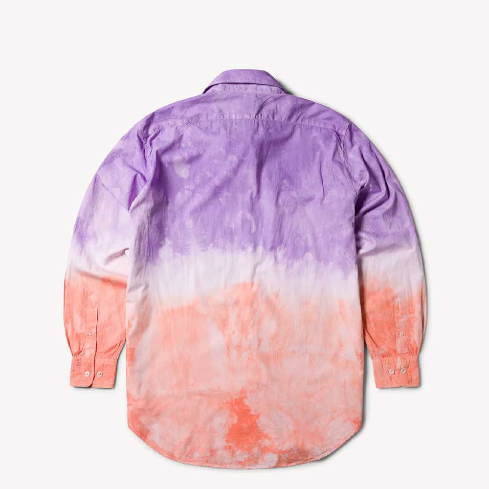 Aries Arise Camisa Dip Dye Poplin Multicolor