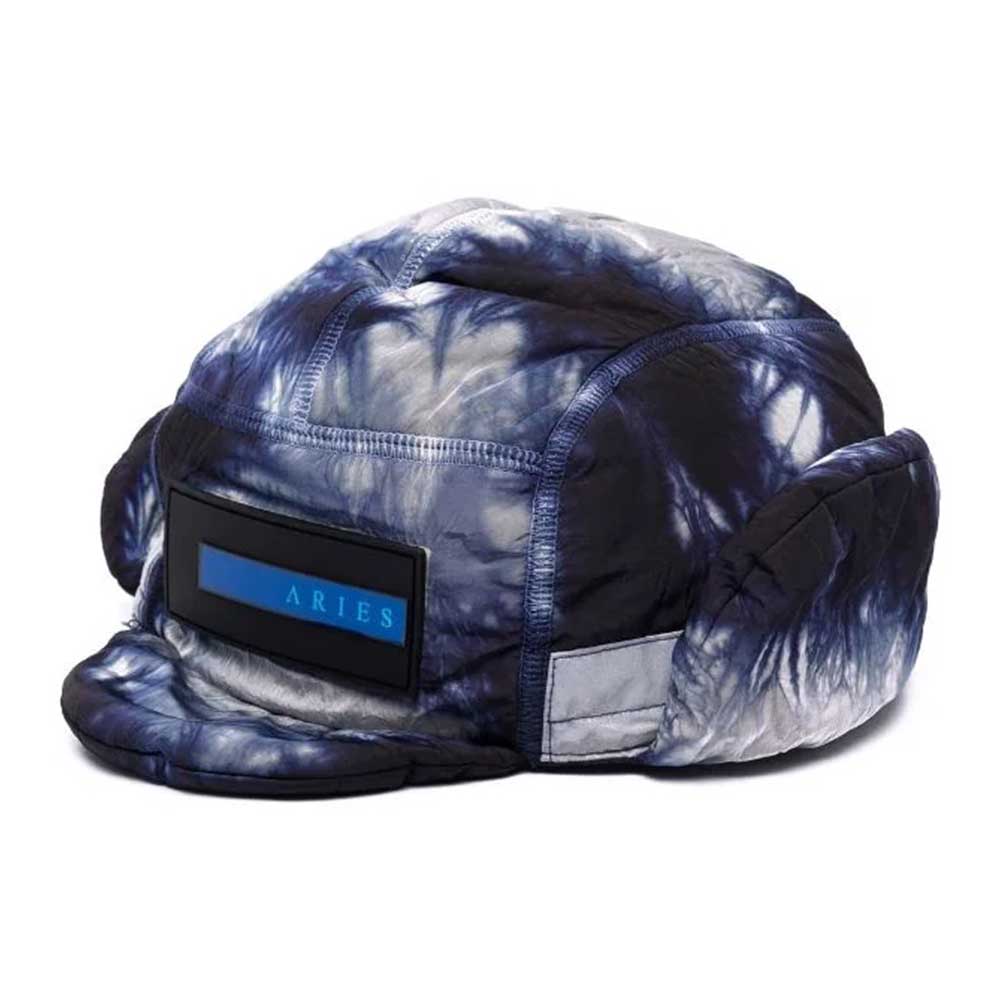 Aries Arise gorro Quilted Nylon azul