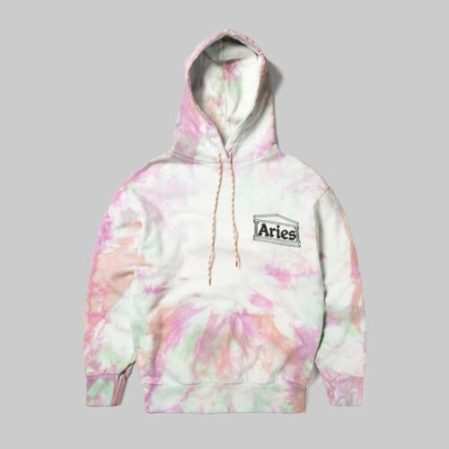 Aries Arise Sweatshirt Tie Dye Temple Hoodie