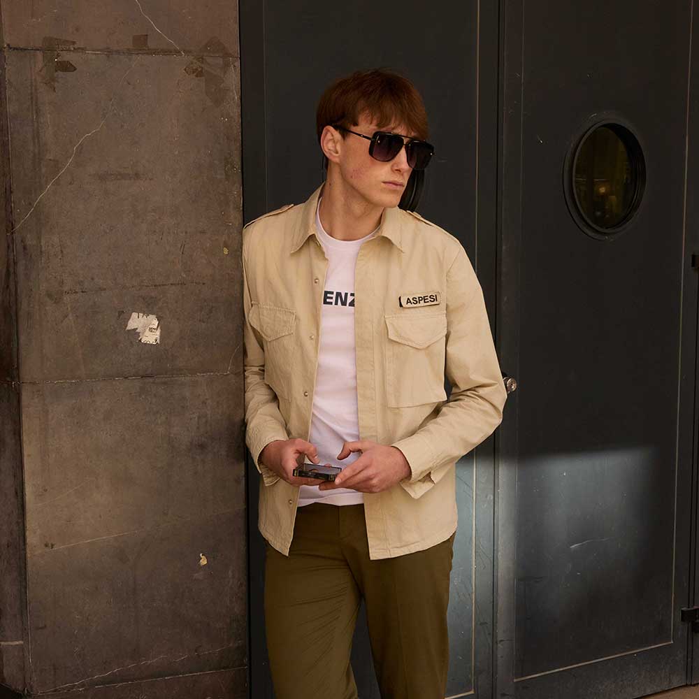 Aspesi Shirt Field Stone